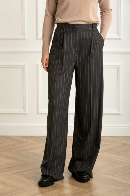 EMME MARELLA-PANTALONE-EMQUORUM GRIGIOSCU 46