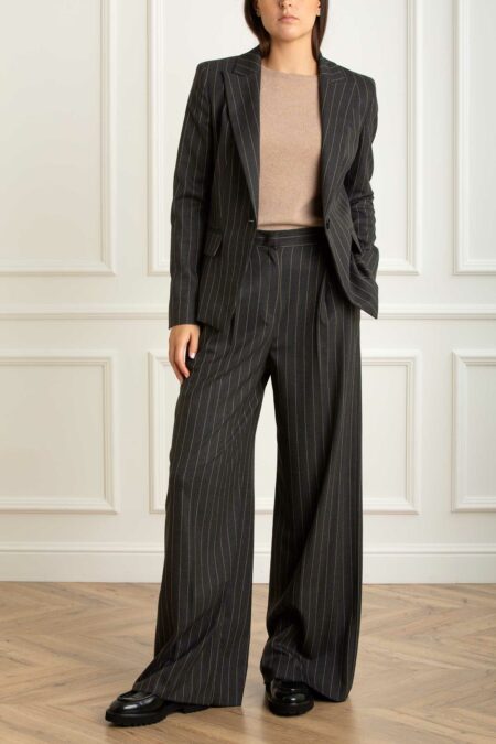 EMME MARELLA-PANTALONE-EMQUORUM GRIGIOSCU 46