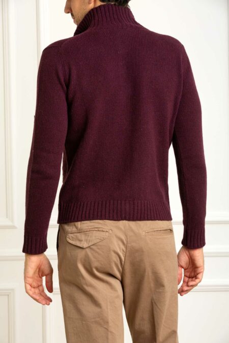 GARRY'S EARTH-CARDIGAN PATCH-GARCPPATCH BORDO XXL