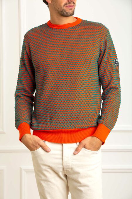 GRP-MAGLIA GIRO BICOLOR-GRPTEC2LIMB ORANGE 5