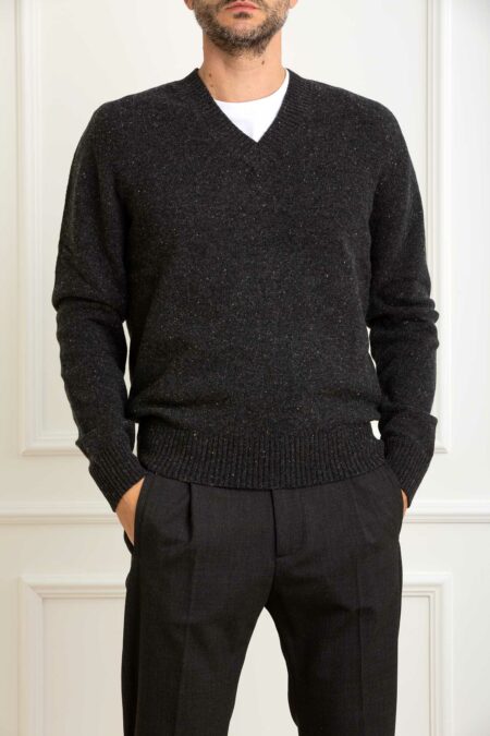 HOSIO-MAGLIA V  F7 BOTTONATO-HO121M65 ANTRACITE XL