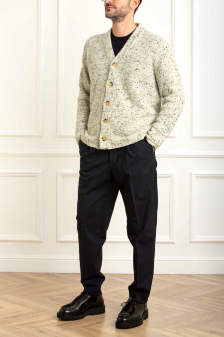 HOSIO-CARDIGAN MULTICOLOR F5-HO130M08 AVORIO XL