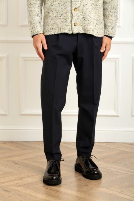 HOSIO-PANTALONE GABB.LANA STRECH-HO401P17 BLU 50