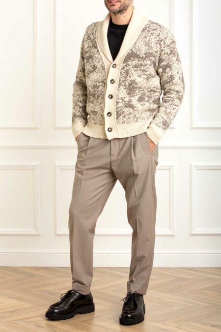HOSIO-PANTALONE GABB.LANA STRECH-HO401P34 BEIGE 50