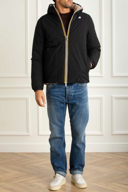 K-WAY-GIUBBINO ST THERMO DOUBLE-KWK8127WWA25 BLACKPURE XXL