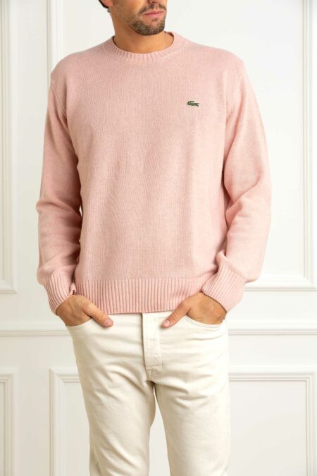 LACOSTE-MAGLIA UOMO-LCAH2916A25 ROSA 5