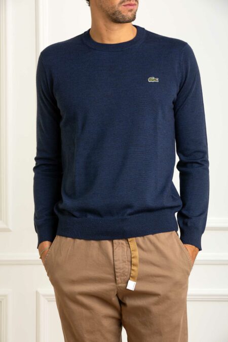 LACOSTE-MAGLIA UOMO-LCAH3225A25 BLU 6