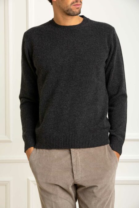 MAGAZZINO RICAMBI-MAGLIA GIROCOLLO UOMO-MAG91A25 GRIGIOSCU 54