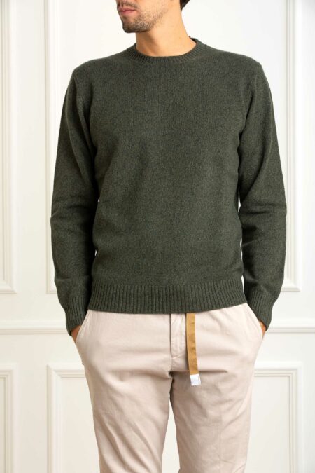 MAGAZZINO RICAMBI-MAGLIA GIROCOLLO UOMO-MAG91A25 VERDE 54