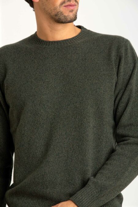 MAGAZZINO RICAMBI-MAGLIA GIROCOLLO UOMO-MAG91A25 VERDE 54