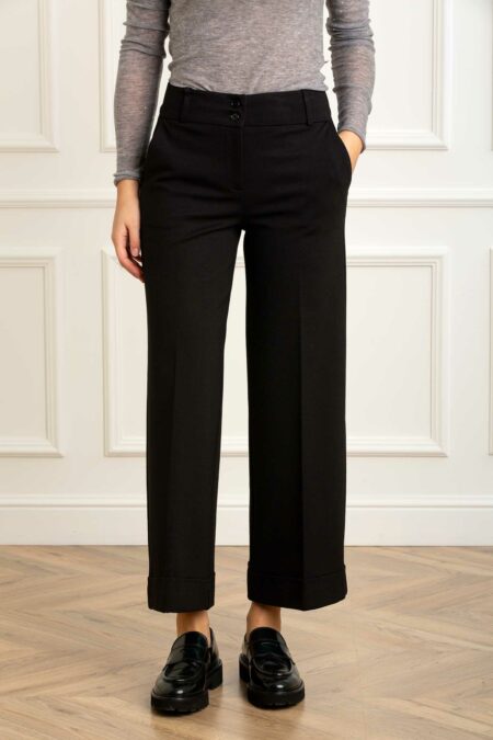 NAVIGLI 61-PANTAL. CROPPED P/MILANO-NVILARIOT3787 NERO 46