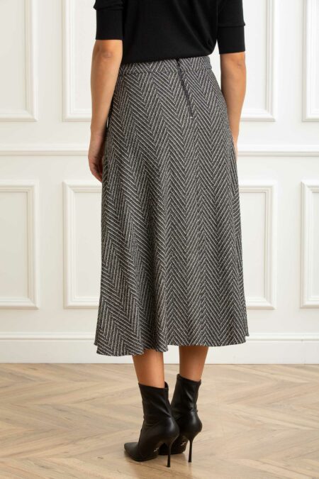 PENNY BLACK-GONNA LUNGA-PBNIDO NERO 44