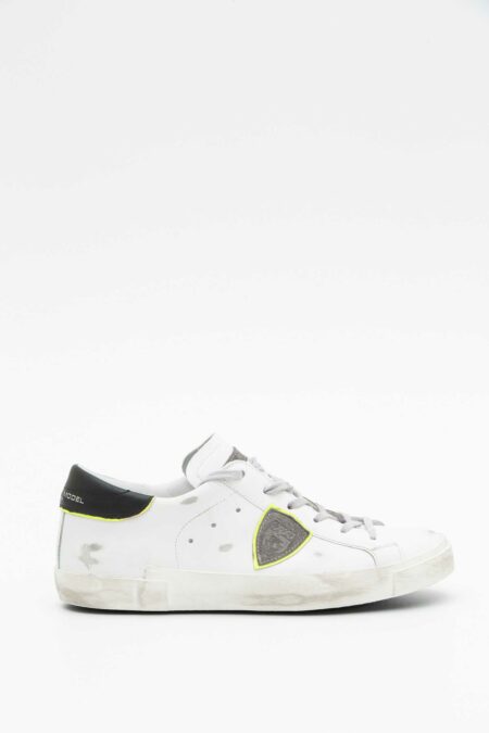 PHILIPPE MODEL-SCARPA VEAU VINTAGE LOW MAN-PHPRLUVV09 BIANCO 42