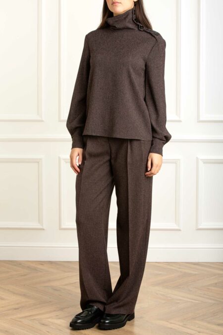 PATRIZIA PEPE-CAMICIA-PP2C1657A646 BEIGE 42