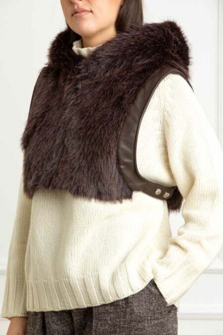 PATRIZIA PEPE-GILET-PP2F0095E077 DEEP 42