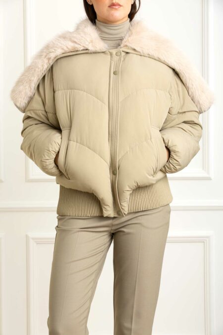 PATRIZIA PEPE-PIUMINO-PP2O0186A674 GREIGE 40