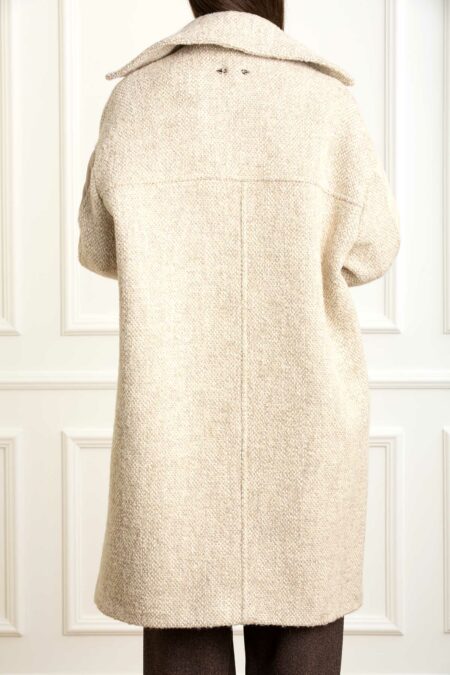 PATRIZIA PEPE-CAPPOTTO-PP2O0197A660 GREIGE 40