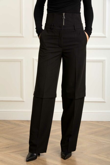 PATRIZIA PEPE-PANTALONI-PP2P1706A498 NERO 42