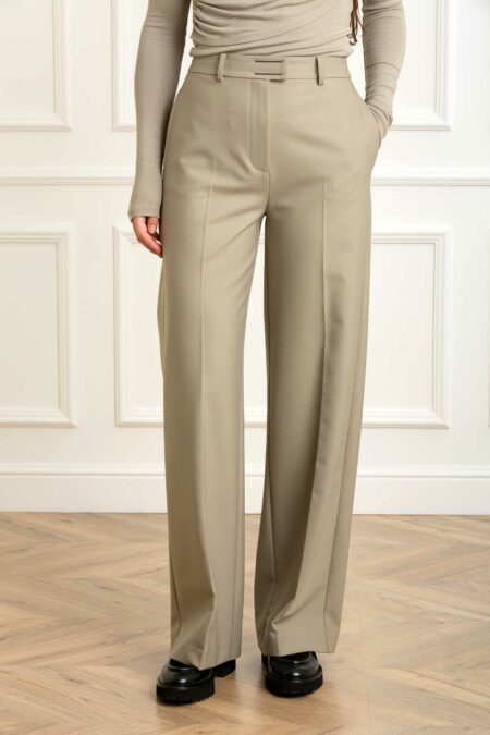 PATRIZIA PEPE-PANTALONI-PP2P1707A475 GREIGE 40