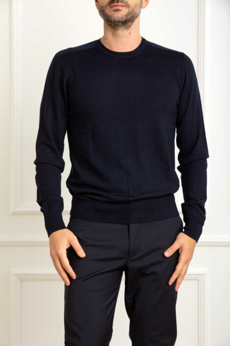 PATRIZIA PEPE-MAGLIA UOMO-PP5K0166K124A25 NAVY XL