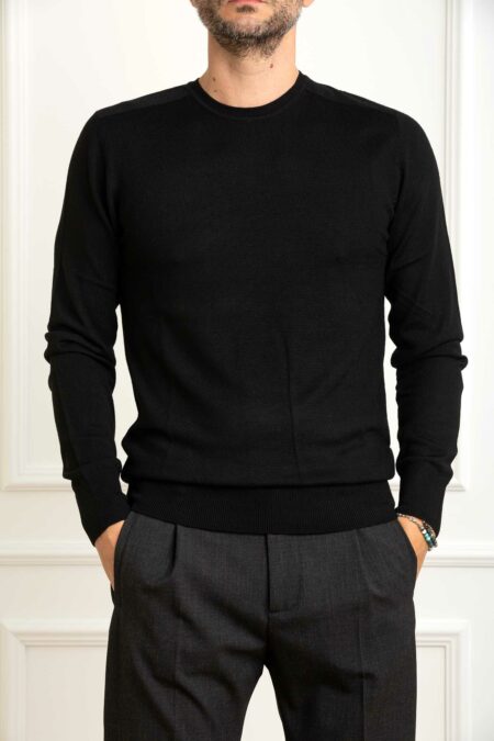 PATRIZIA PEPE-MAGLIA UOMO-PP5K0166K124A25 VINILE XL