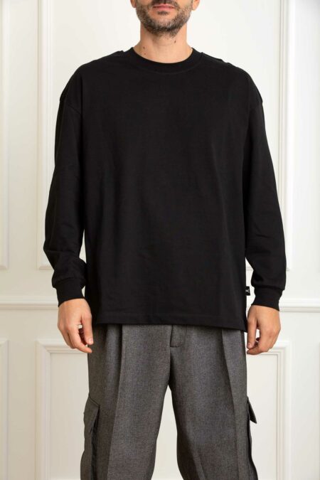 PATRIZIA PEPE-MAGLIA UOMO-PP5M1432J366 NERO S