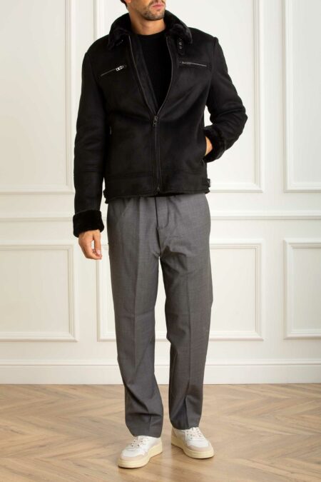 PATRIZIA PEPE-GIUBBOTTO UOMO-PP5O0025E018 VINILE 54