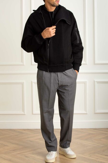 PATRIZIA PEPE-GIUBBOTTO UOMO-PP5O0337A686 NERO 48