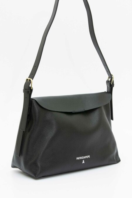 PATRIZIA PEPE-BORSA IN PELLE-PP8B0257L148 NERO TU
