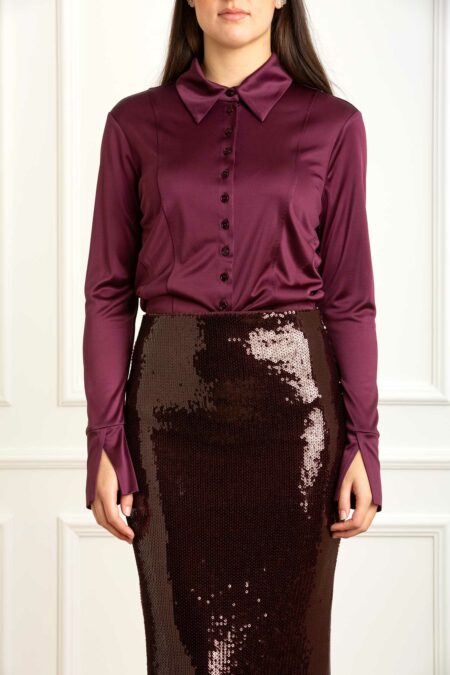 PATRIZIA PEPE-CAMICIA-PP8C0784J303 RED 3