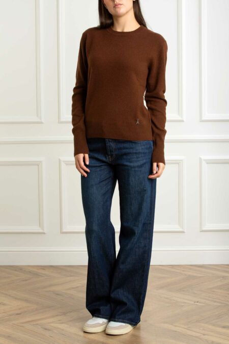 PATRIZIA PEPE-MAGLIA-PP8K0269K247 BROWN 2