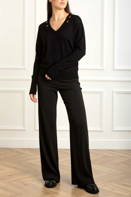 PATRIZIA PEPE-MAGLIA-PP8K0331KM36 NERO 2