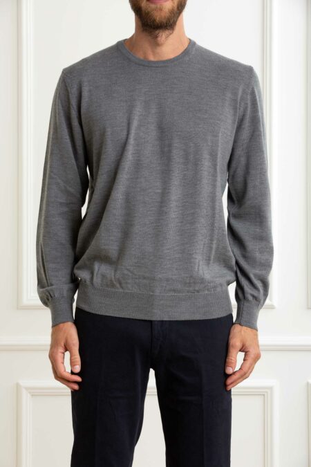 YOU GET IT-MAGLIA GIROC. MERINOS-PRE9000A25 GRIGIO XL