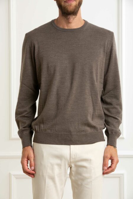 YOU GET IT-MAGLIA GIROC. MERINOS-PRE9000A25 TORTORA XXL