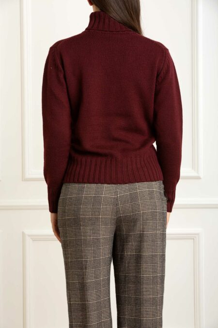 MATHILDE-DOLCEVITA F5 MERINO-PRI4420 BORDO 44