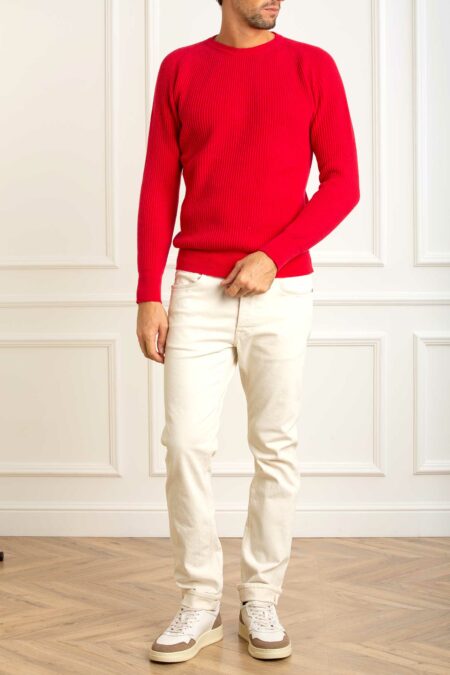 CUSTOMER LOVERS-MAGLIA GIROCOLLO ML COSTA INGLESE-PRI68109 CORALLO XL