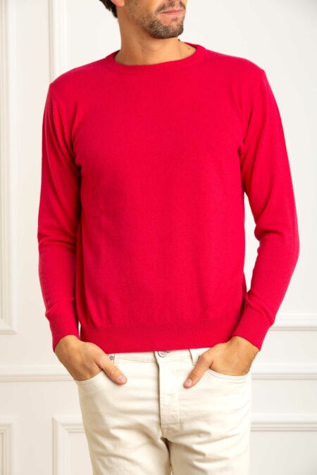 CUSTOMER LOVERS-MAGLIA GIROC.ML BASIC F12 CASHMERE-PRI68150 CORALLO XL