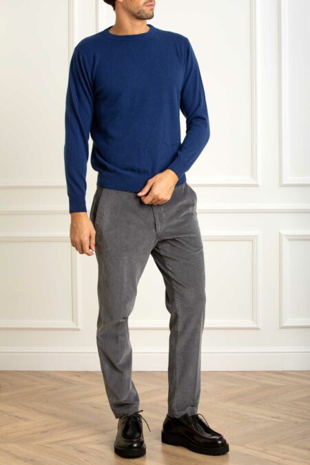 CUSTOMER LOVERS-MAGLIA GIROC.ML BASIC F12 CASHMERE-PRI68150 OCEANO XXL