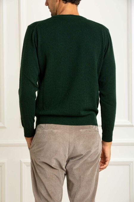 CUSTOMER LOVERS-MAGLIA GIROC.ML BASIC F12 CASHMERE-PRI68150 VERDE XL
