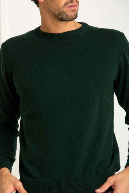 CUSTOMER LOVERS-MAGLIA GIROC.ML BASIC F12 CASHMERE-PRI68150 VERDE XL