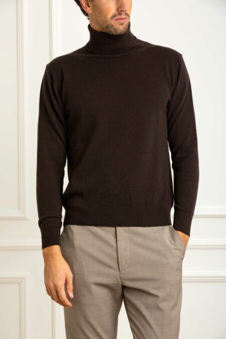 CUSTOMER LOVERS-MAGLIA D/VITA ML F12 CASHMERE-PRI68153 MORO XL