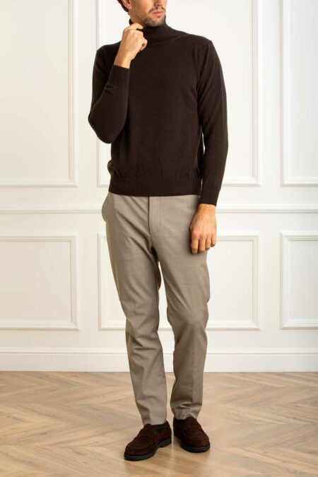 CUSTOMER LOVERS-MAGLIA D/VITA ML F12 CASHMERE-PRI68153 MORO XL