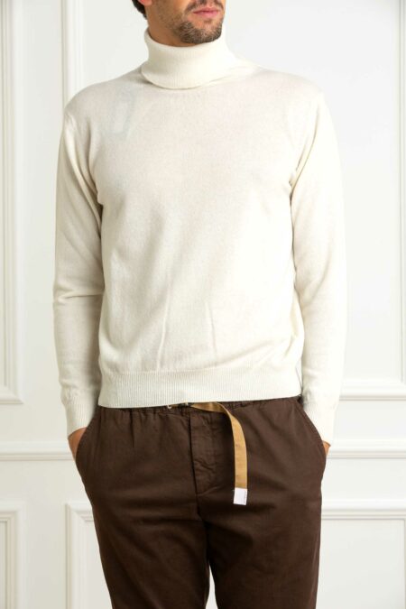 CUSTOMER LOVERS-MAGLIA D/VITA ML F12 CASHMERE-PRI68153 PANNA XL