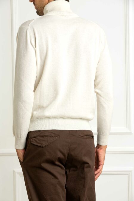 CUSTOMER LOVERS-MAGLIA D/VITA ML F12 CASHMERE-PRI68153 PANNA XL