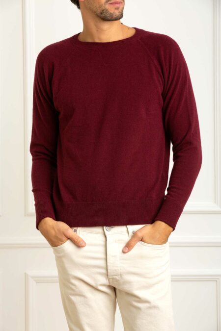 CUSTOMER LOVERS-MAGLIA GIROC. CASHMERE-PRI68173 BORDO XL