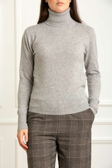 MATHILDE-DOLCEVITA SLIM CASHMERE-PRI84142 GRIGIOCHIA 46