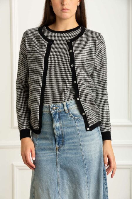 MATHILDE-MAGLIA BOTTONI COREANA CASHMERE-PRI84178 NERO 44