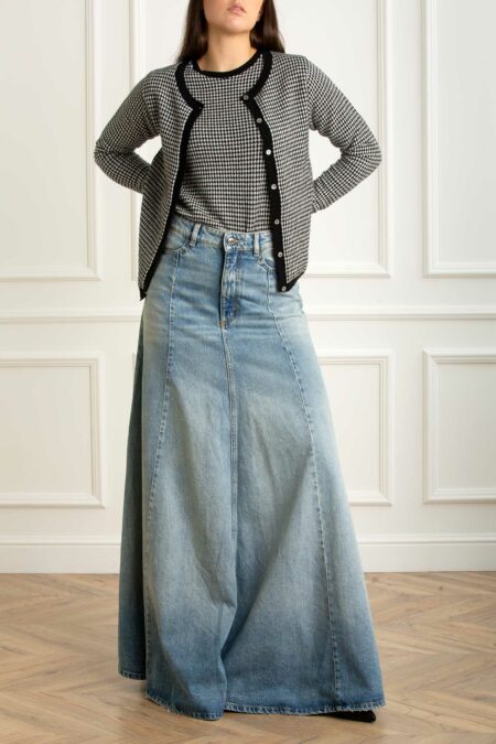 MATHILDE-MAGLIA BOTTONI COREANA CASHMERE-PRI84178 NERO 44