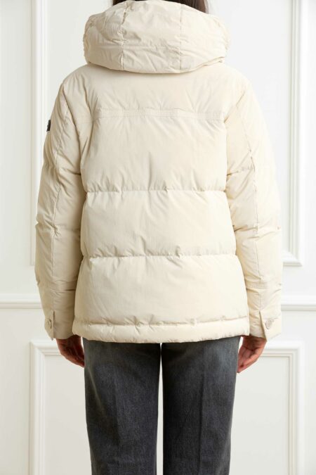 PEUTEREY-PIUMINO IN NYLON CONTRASTO OPACO E LUCIDO-PYANISHBLMBMAT PANNA 44