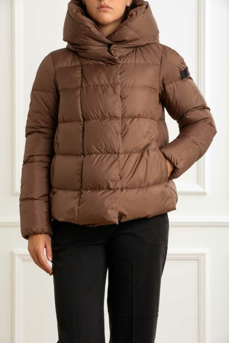 PEUTEREY-PIUMINO DONNA MEDIO COLLO ALTO-PYTUCANOMQN02 MARRONE 40